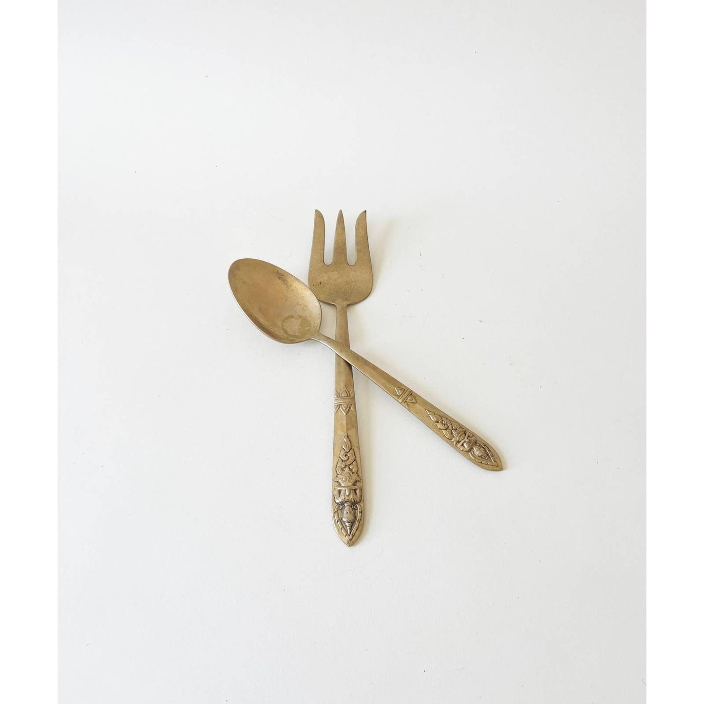 Vintage Brass Serving Utensils