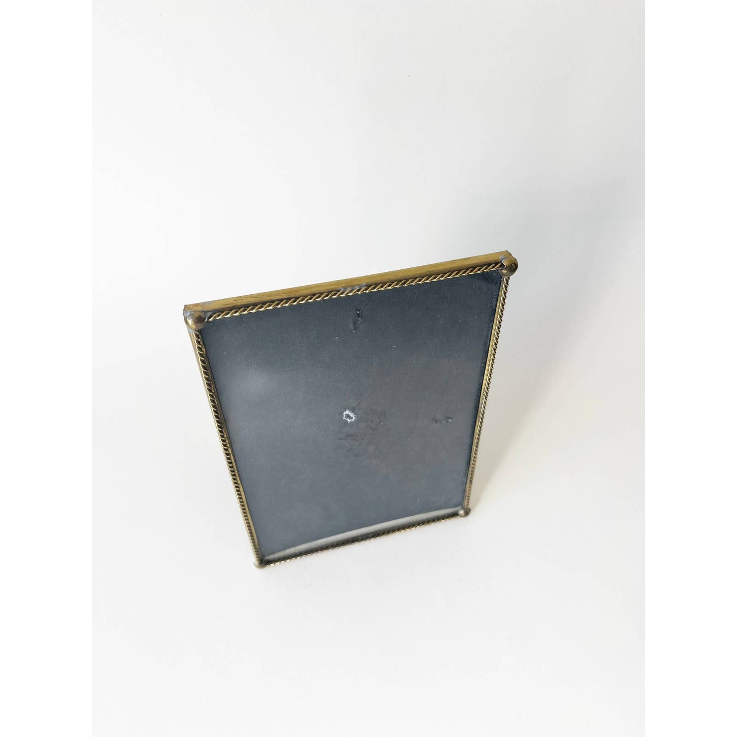 Vintage Thin Edge Brass Picture Frame 5 x 7