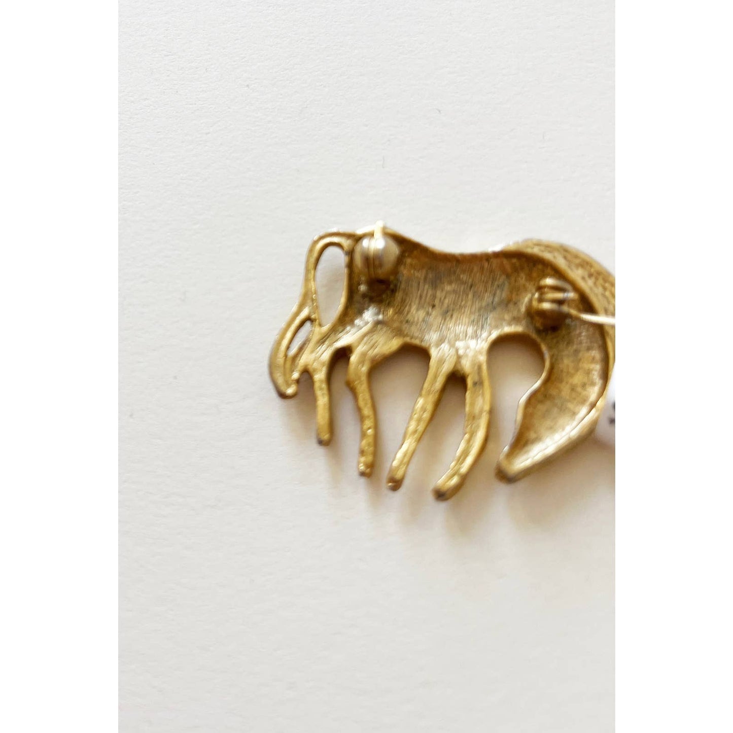 Vintage Greek Zebra Brooch Pin