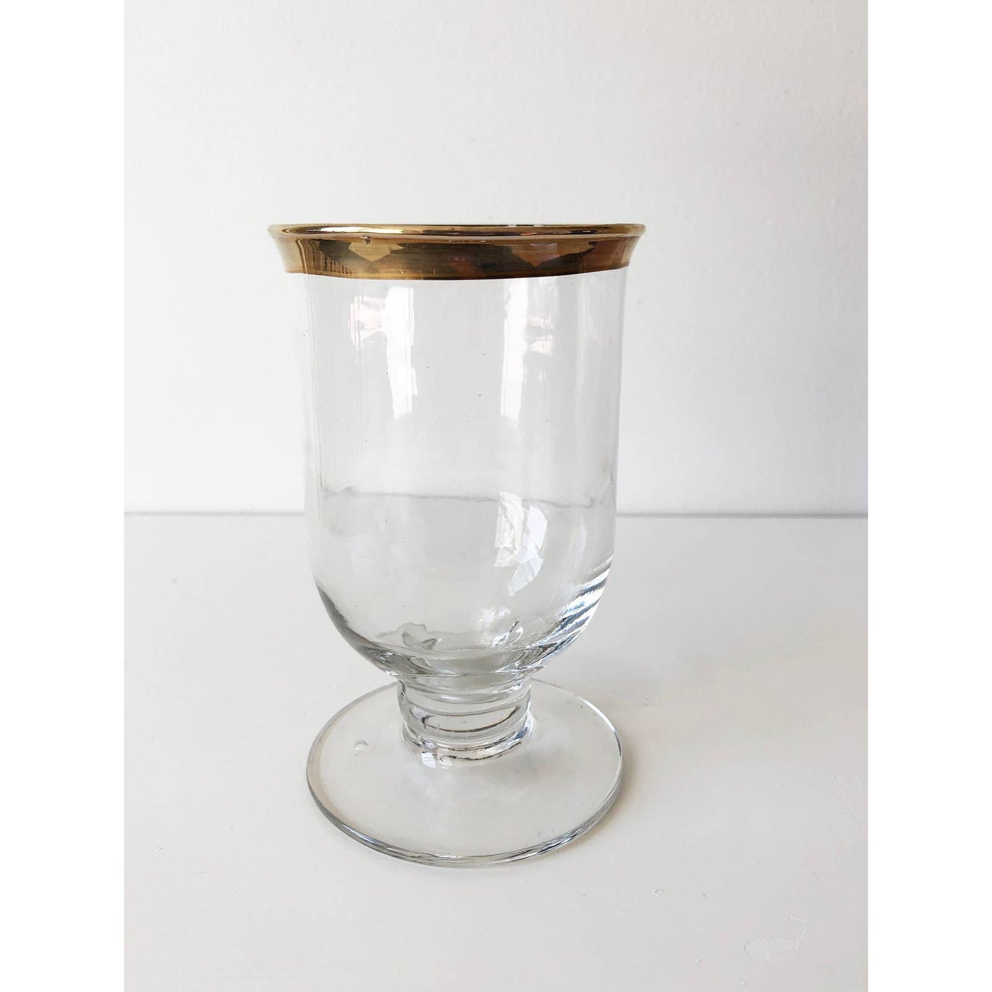 Vintage Glass Goblet Cup