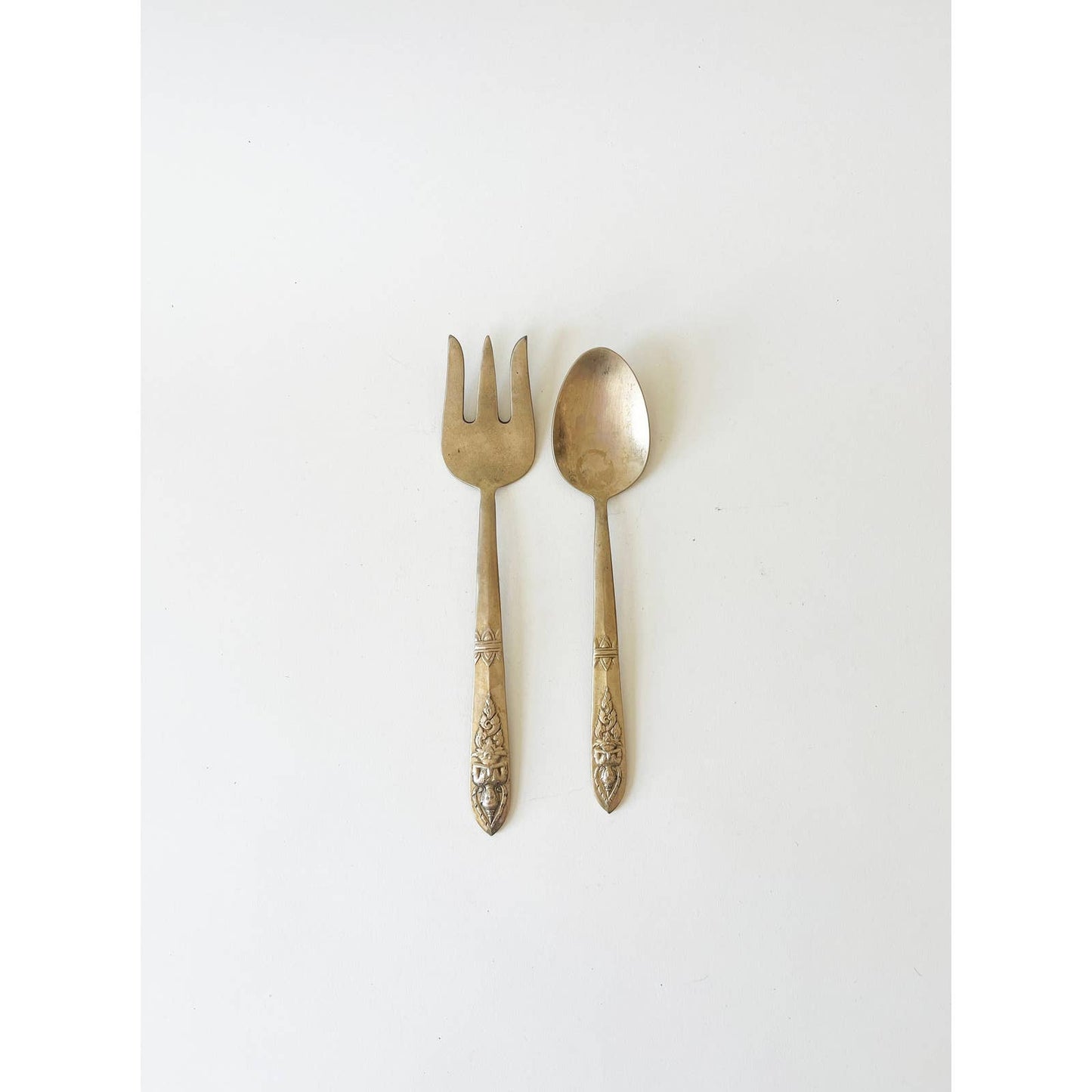Vintage Brass Serving Utensils