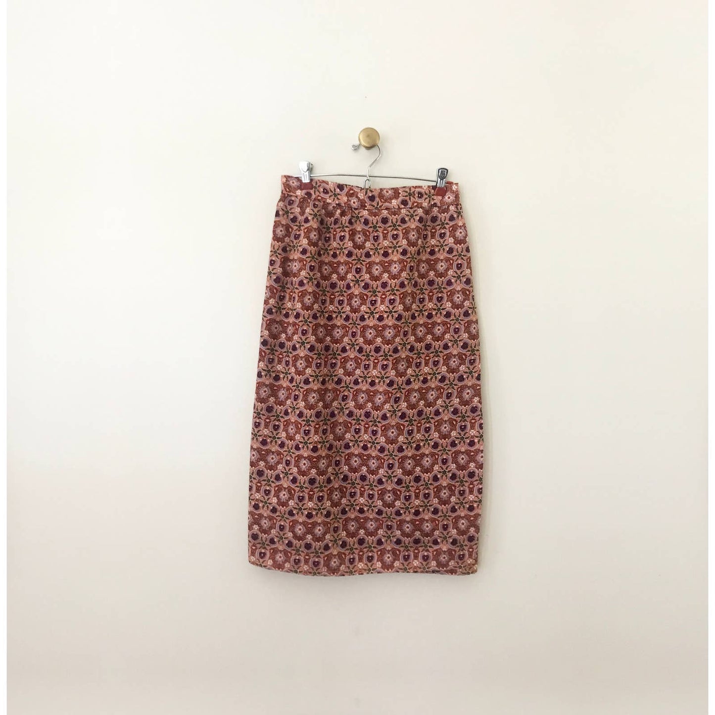 Floral Patterned Wrap Skirt Kaleidoscope Design