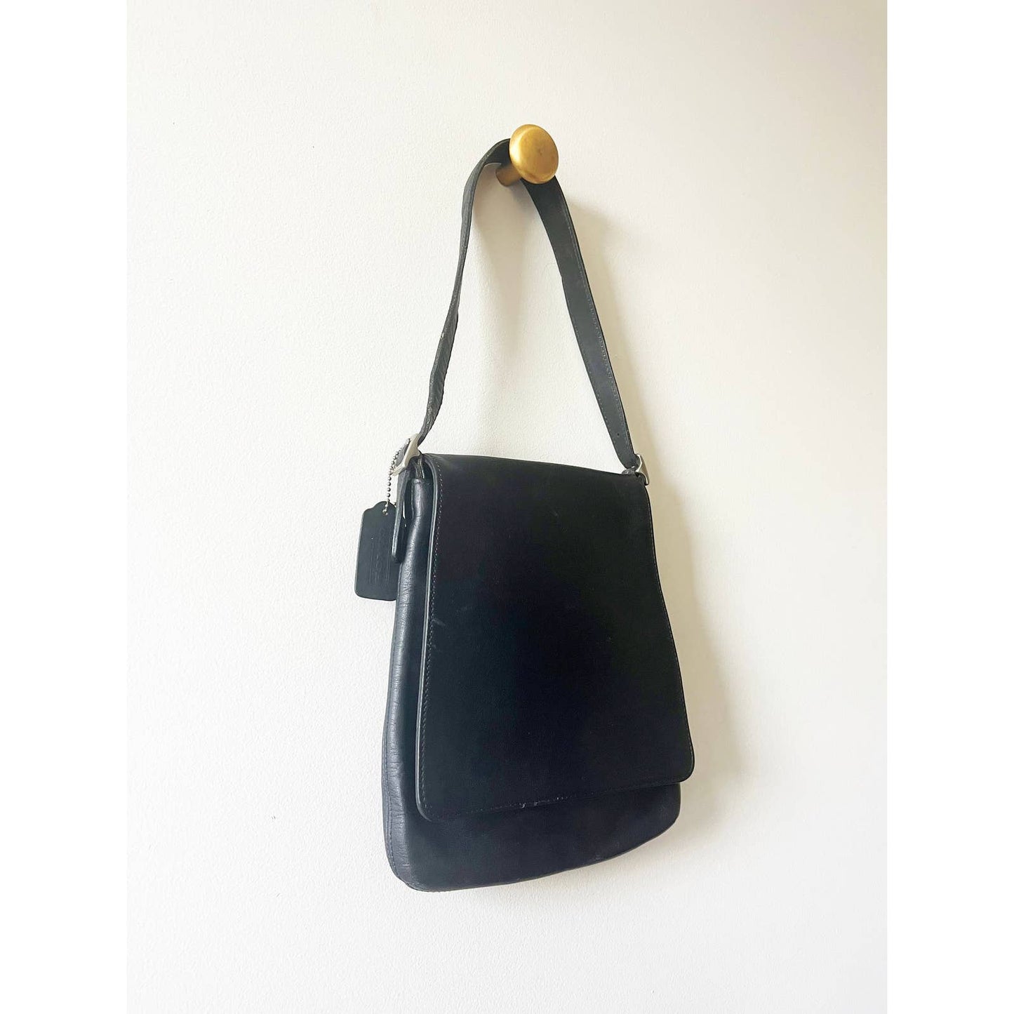 Vintage Coach Black 90s Leather Purse