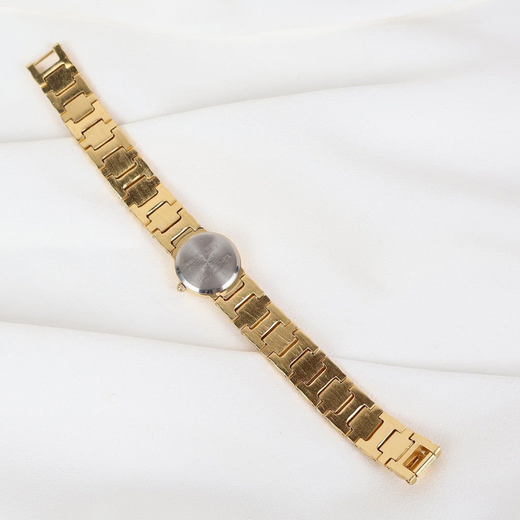 Vintage JF Black and Gold Watch