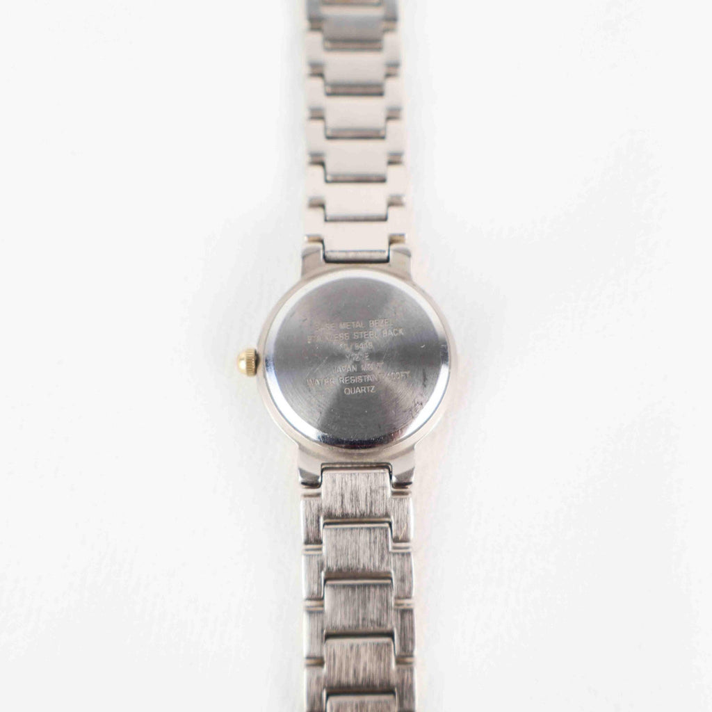 Vintage Anne Klein Circle Face Watch – Two Tone Bracelet (Working Battery)
