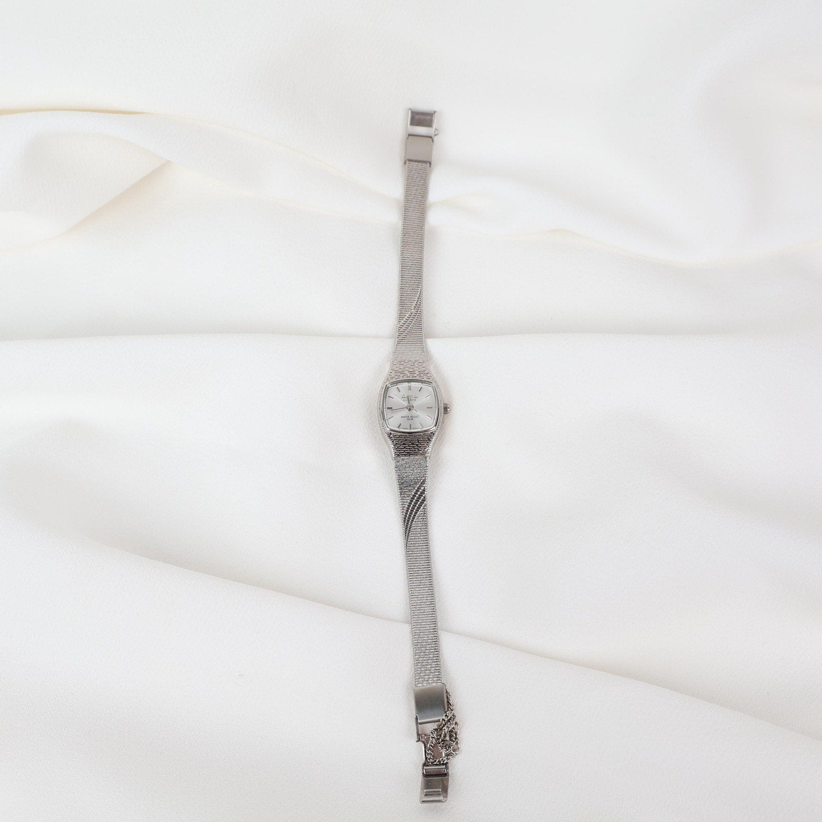 Vintage Activa Silver Tone Quartz Watch