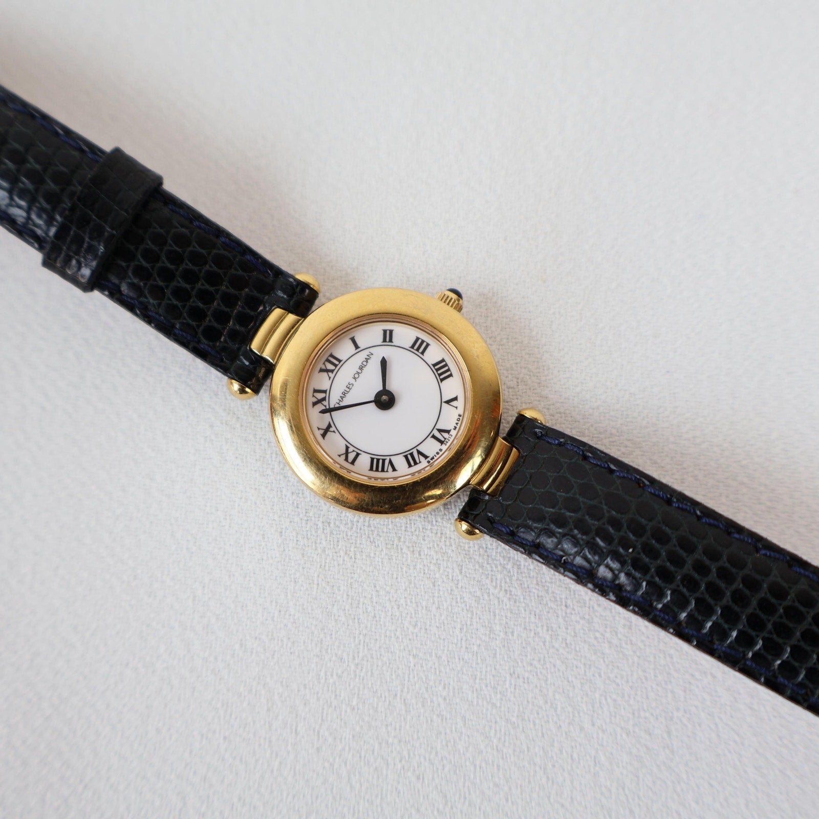 Vintage Charles Jourdan Leather Watch