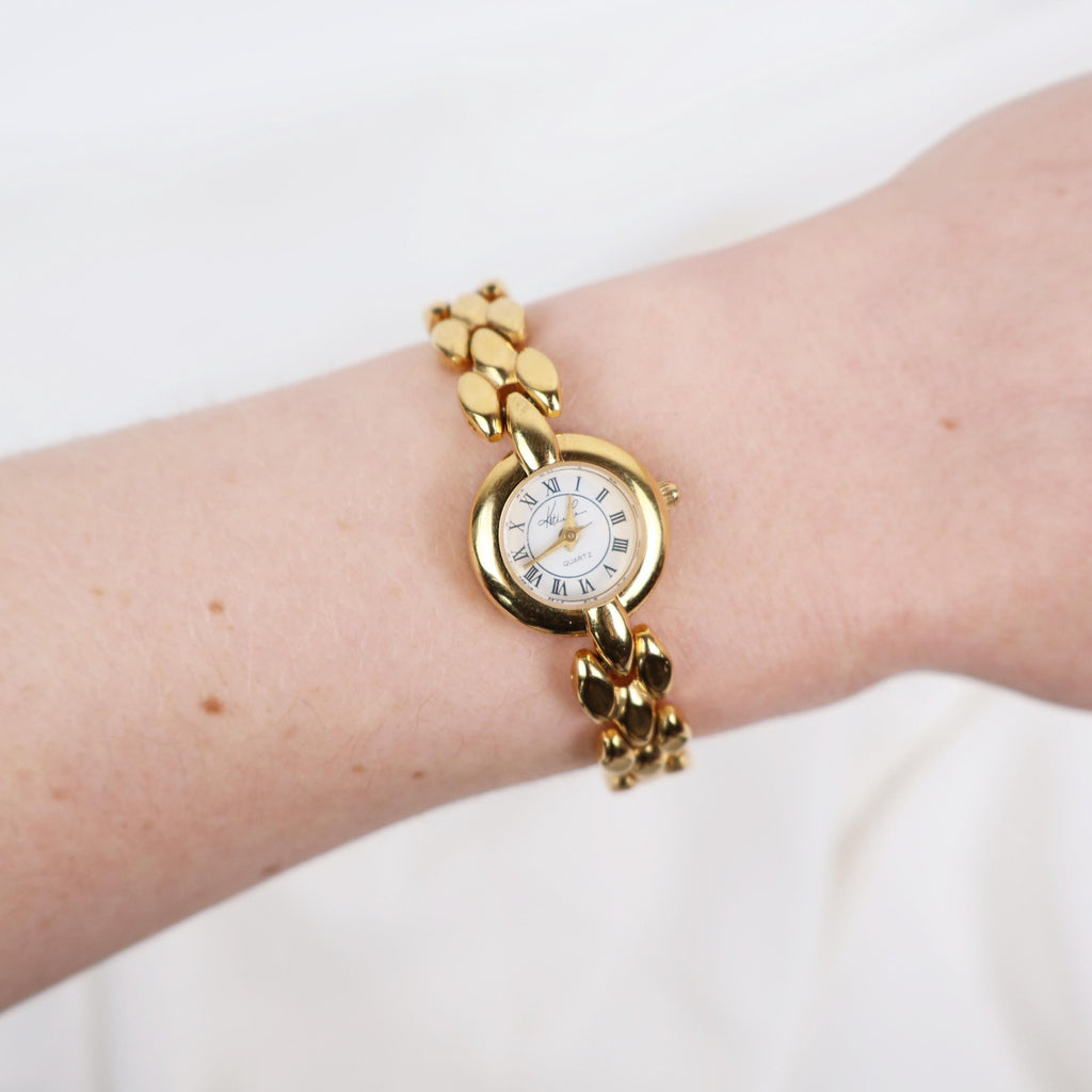 Vintage Gold Tone Kathie Lee Bracelet Watch