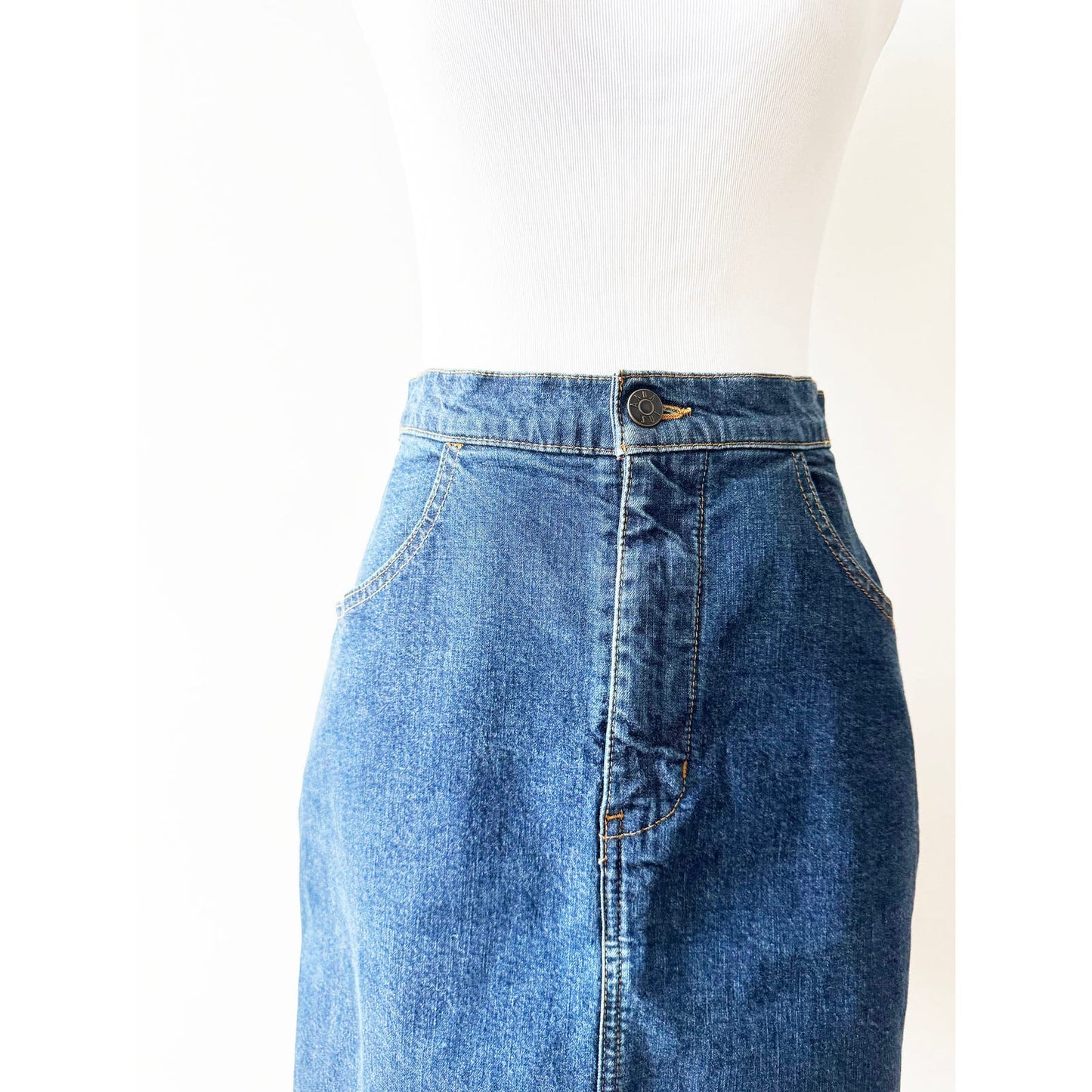 Y2k ANNA SUI Classic Denim Skirt | Size US 6
