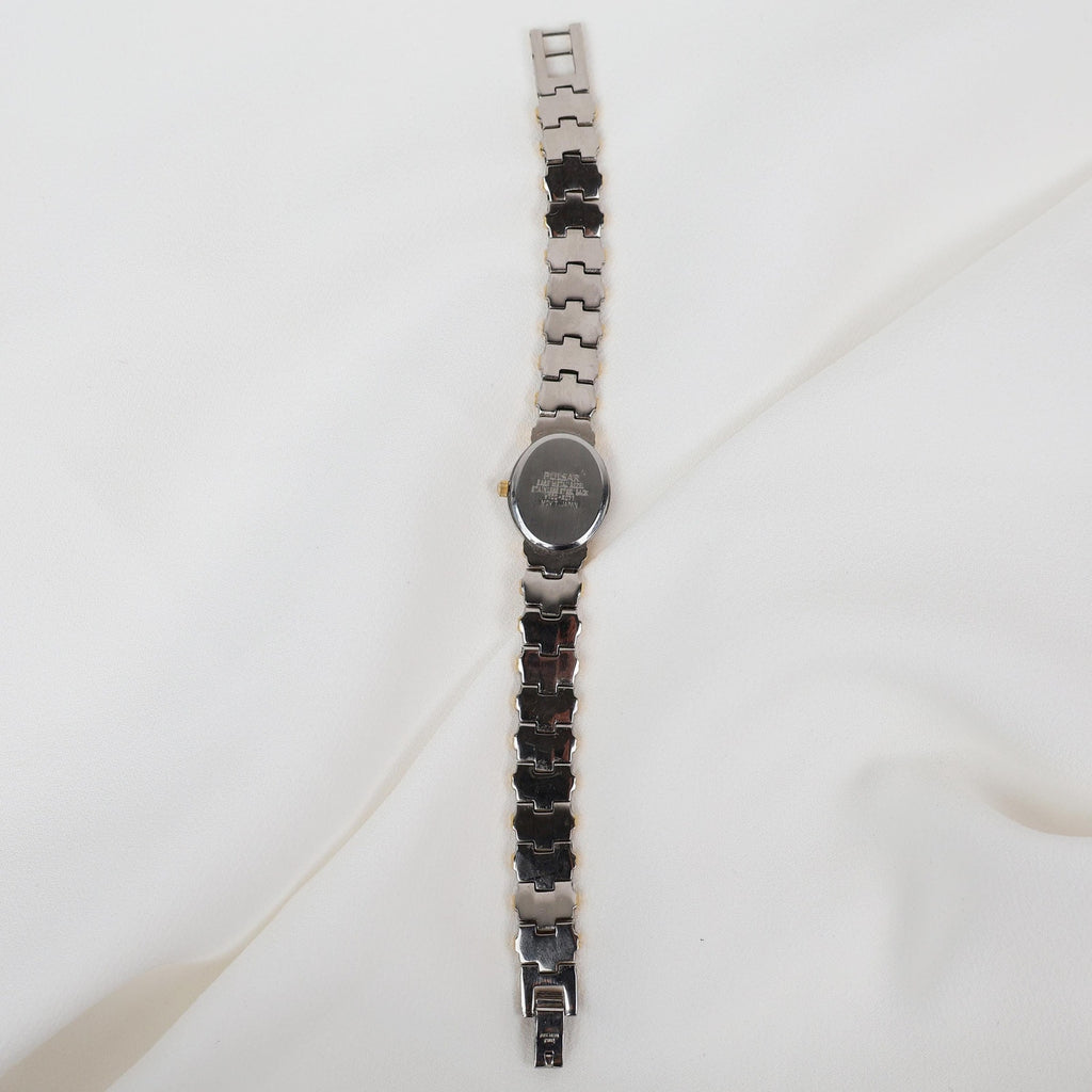 Stunning Two Tone Vintage Pulsar Watch with Oval Face