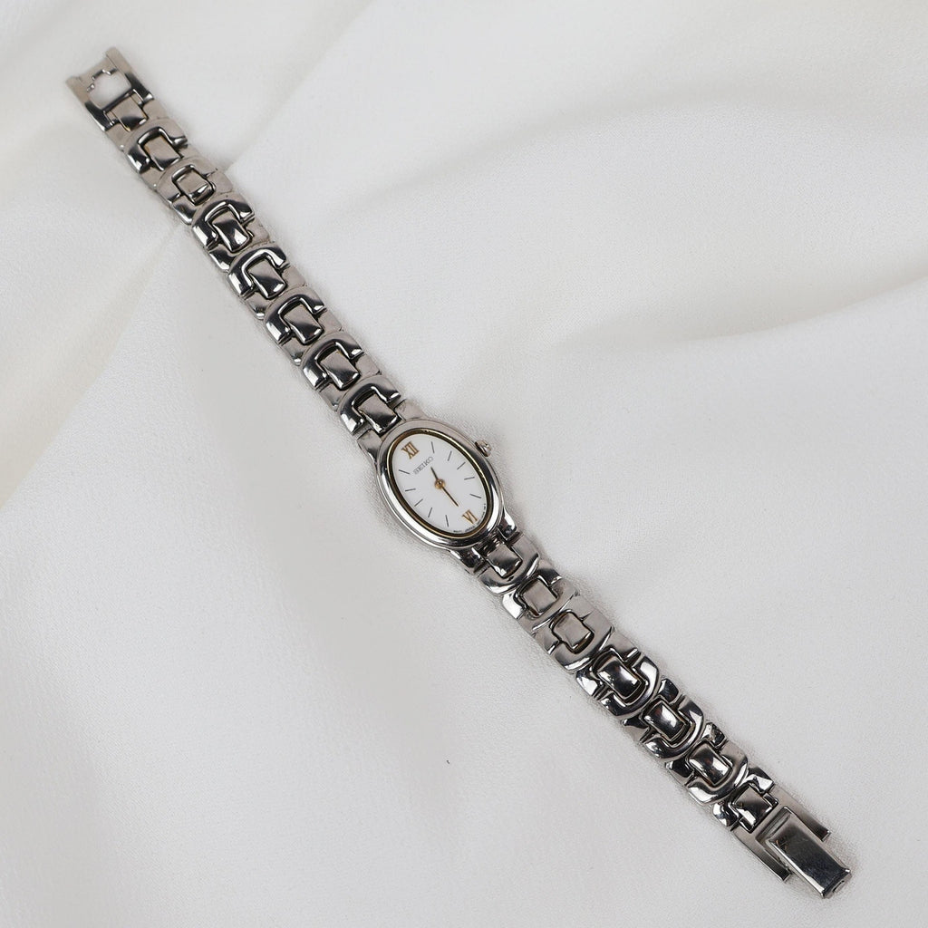 Stunning Vintage Silver Seiko with Oval Face