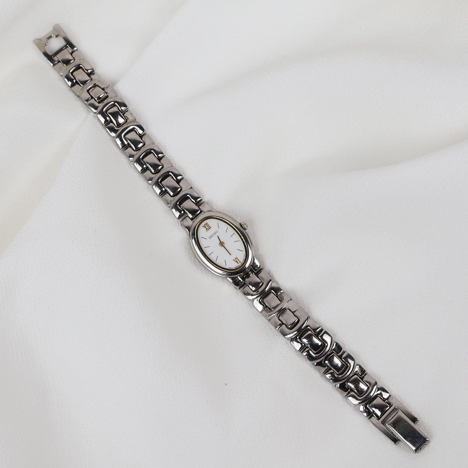 Stunning Vintage Silver Seiko with Oval Face