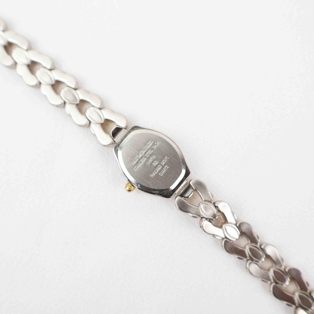Vintage Anne Klein Oval Face Watch – Two Tone Bracelet (Working Battery)