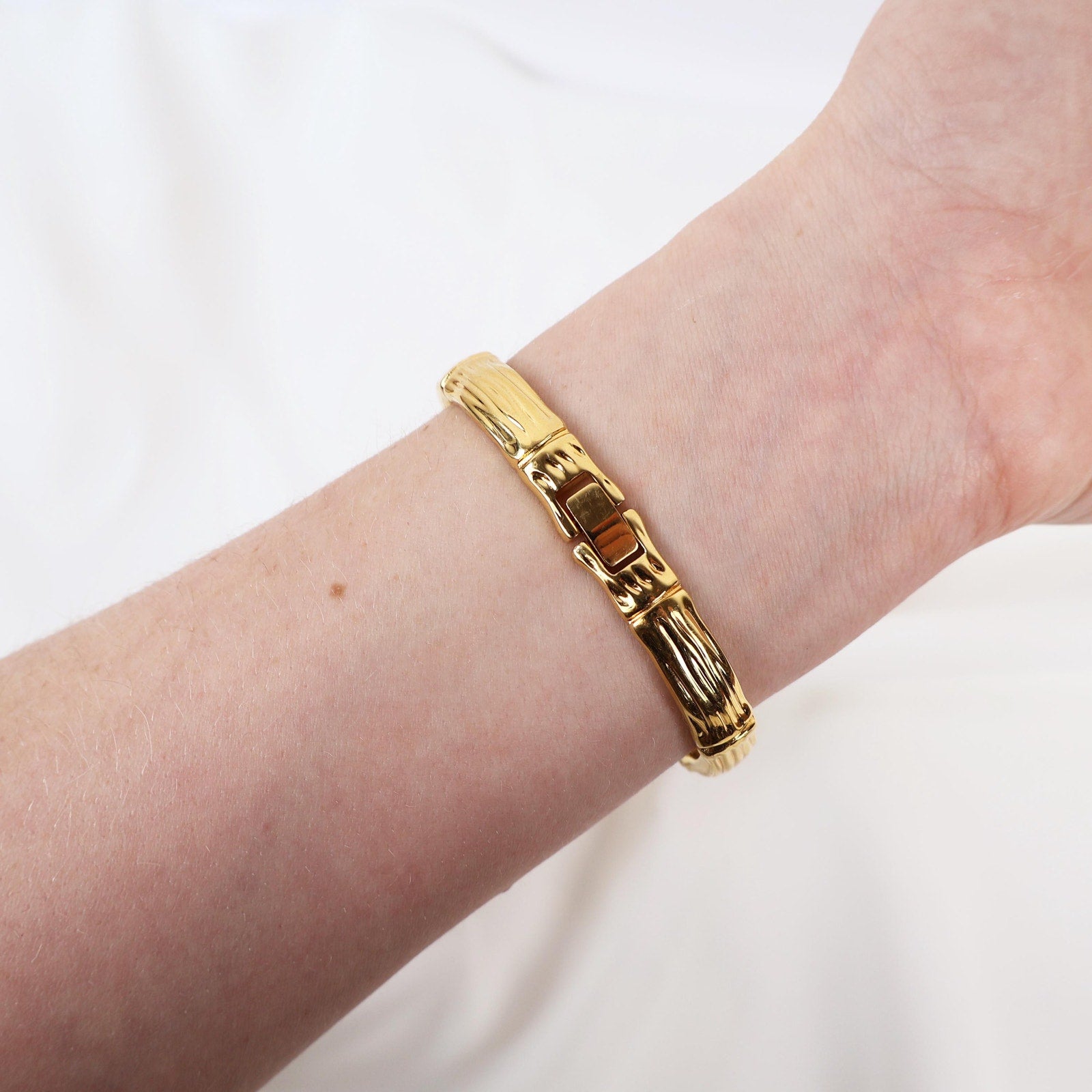 Vintage Black and Gold Citizen Cuff Watch