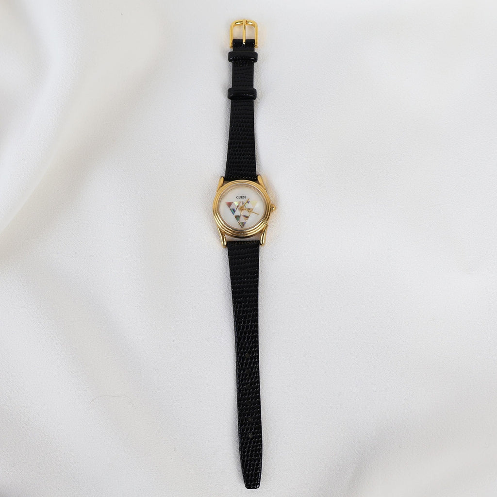 Vintage Leather Strap Guess Watch