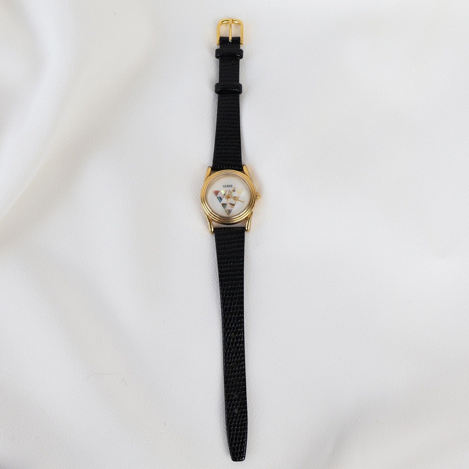 Vintage Leather Strap Guess Watch