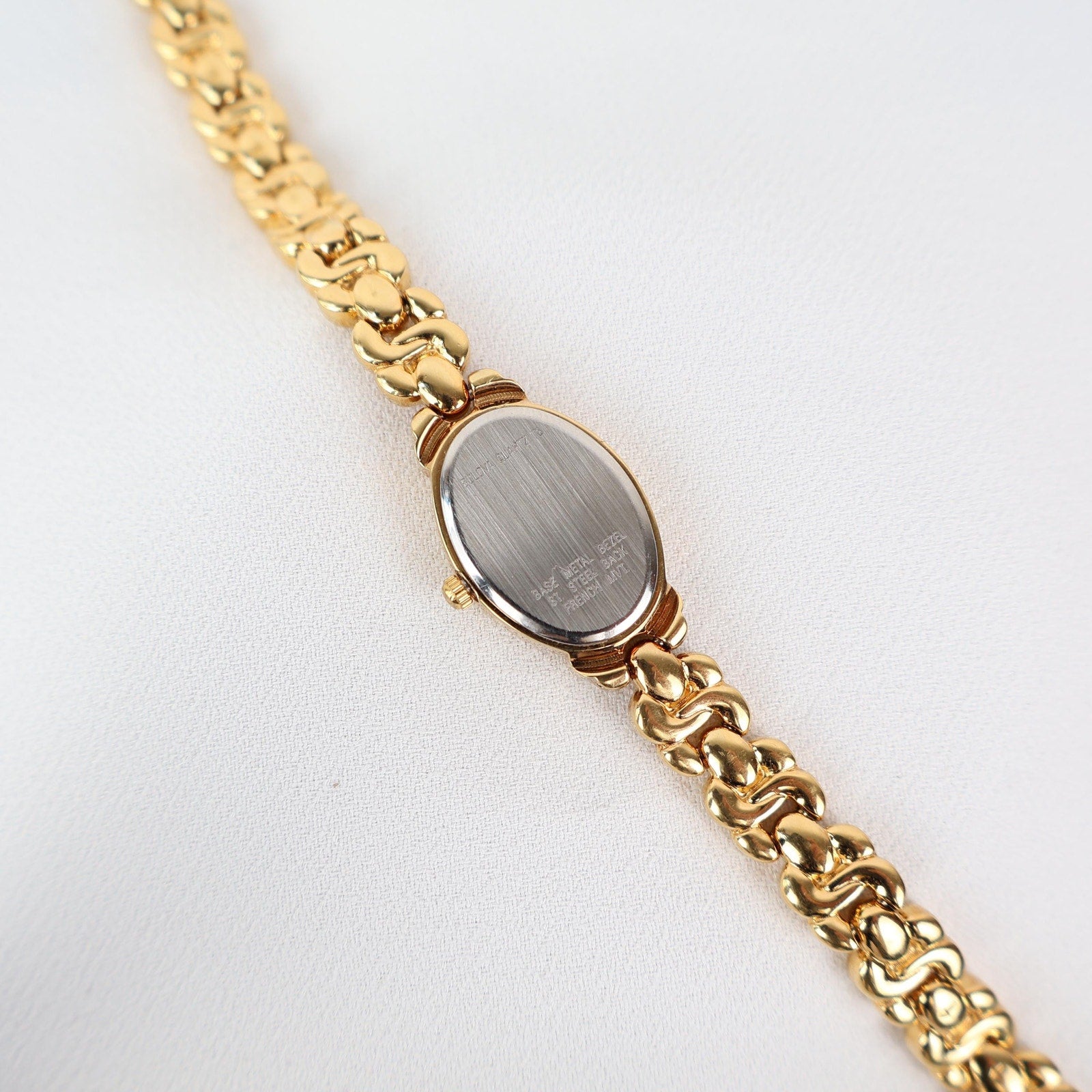 Vintage Gold Tone Caravelle by Bulova Watch with an Oval Face