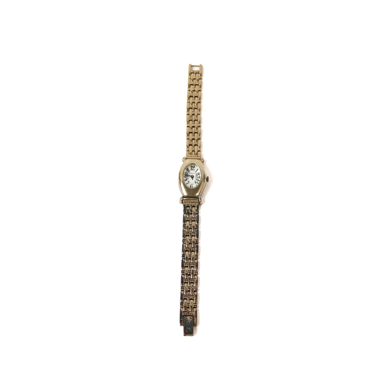 Vintage Gold Watch with Mother of Pearl Face | FOSSIL