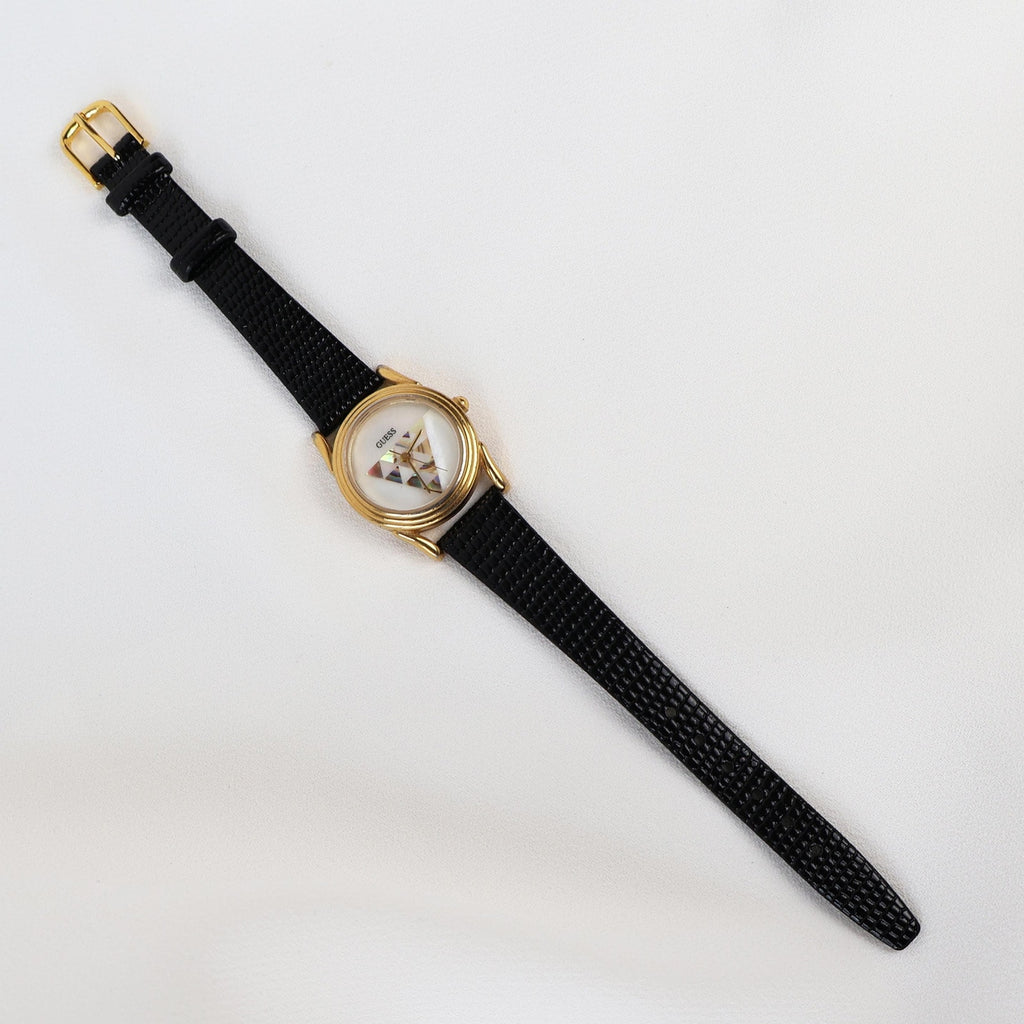 Vintage Leather Strap Guess Watch