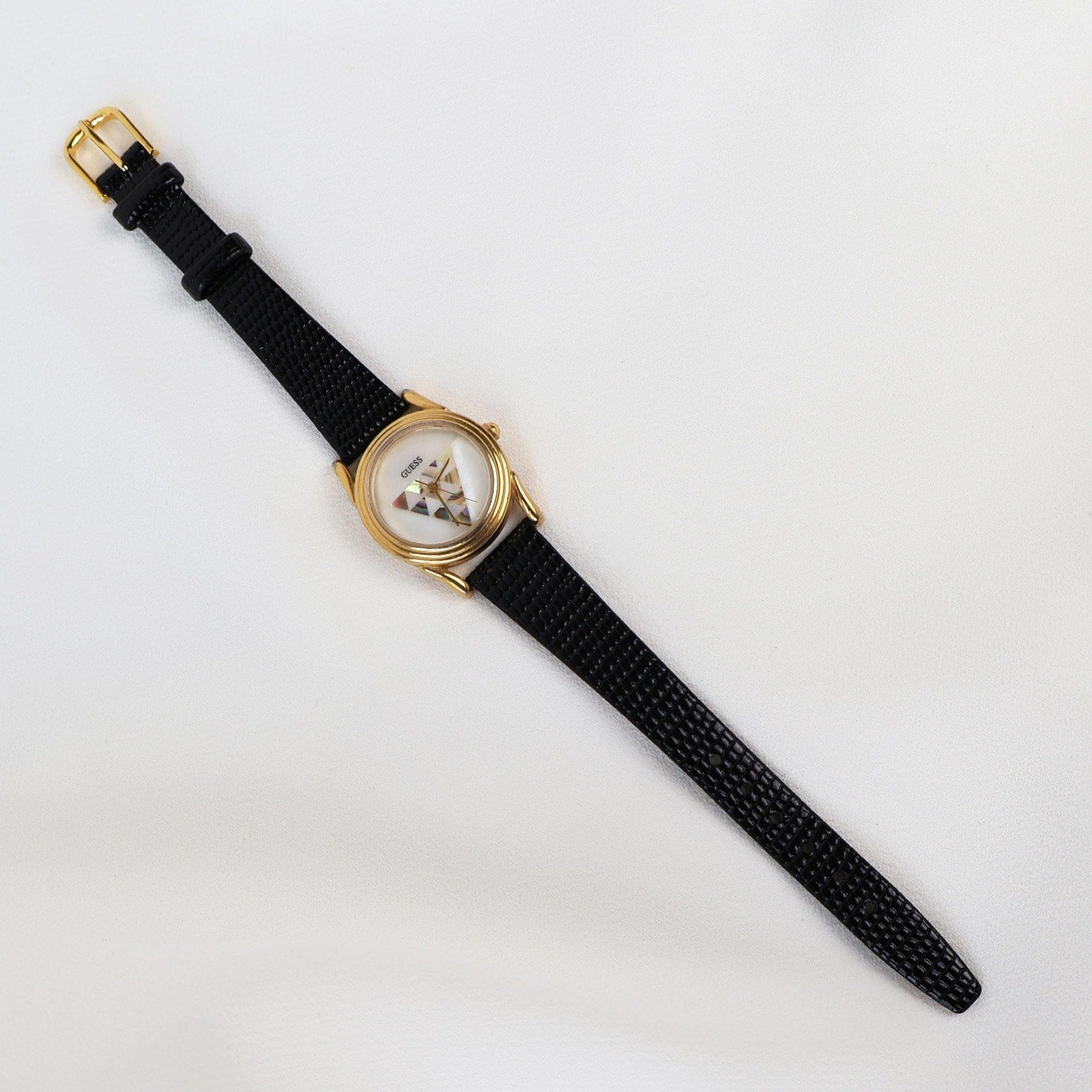 Vintage Leather Strap Guess Watch
