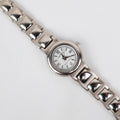 Vintage Silver Anne Klein Watch with Circle Face