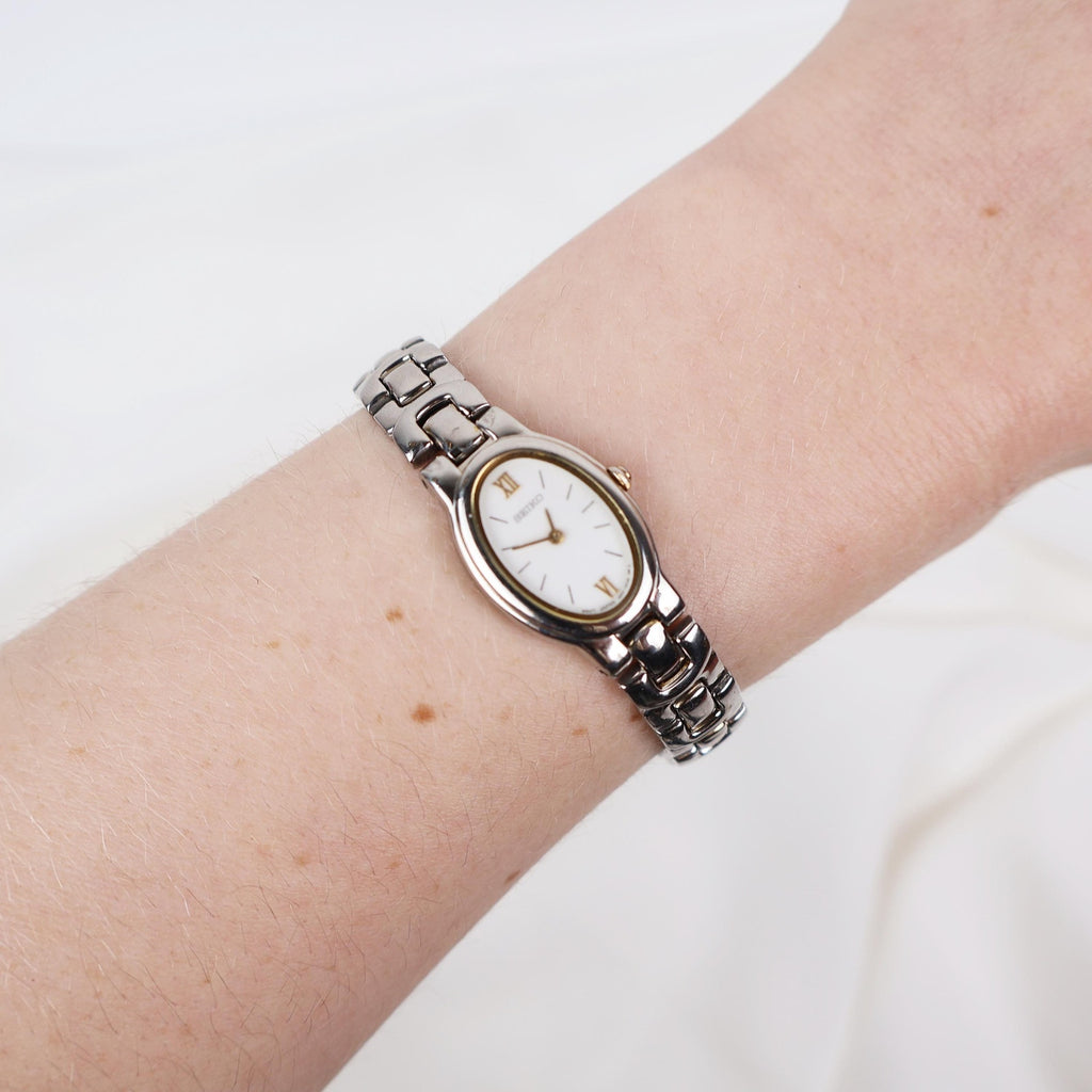 Stunning Vintage Silver Seiko with Oval Face