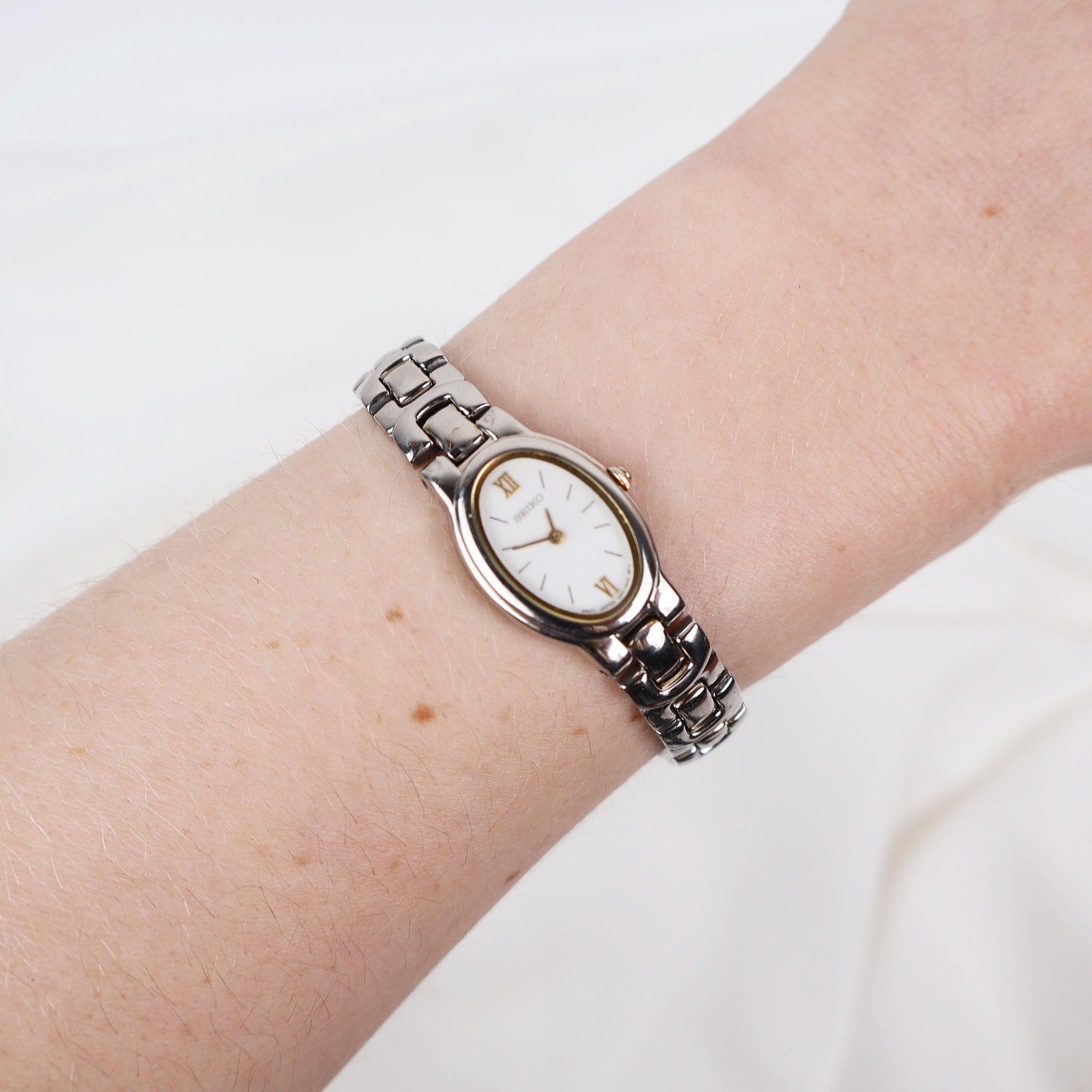 Stunning Vintage Silver Seiko with Oval Face