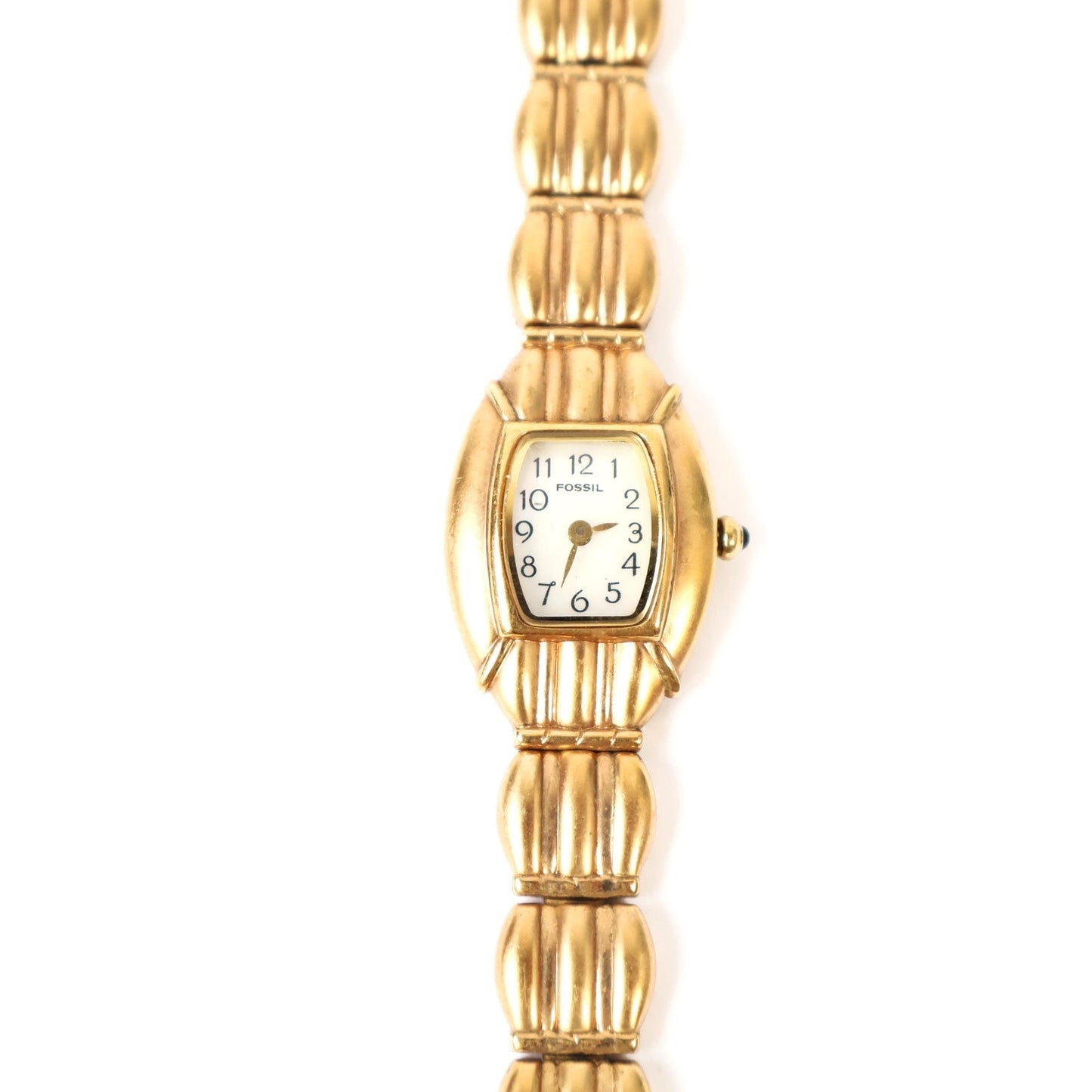 Vintage Gold Watch with Mother of Pearl Face | FOSSIL