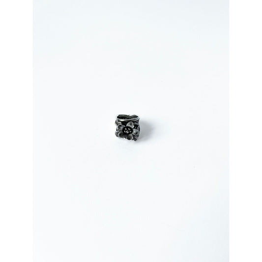 Vintage Sterling Silver Bulky Flower Ring