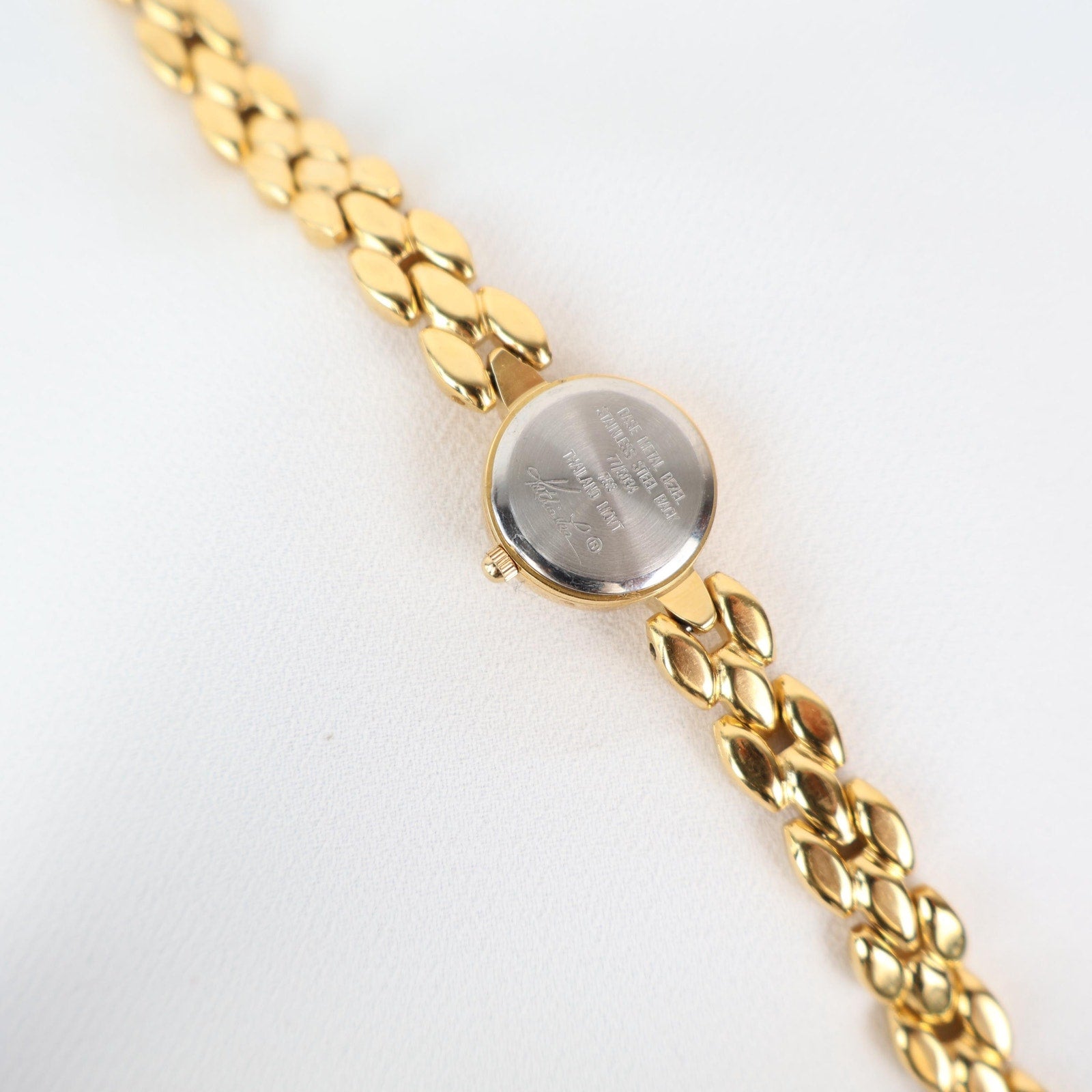 Vintage Gold Tone Kathie Lee Bracelet Watch
