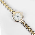 Vintage Anne Klein Circle Face Watch – Two Tone Bracelet (Working Battery)