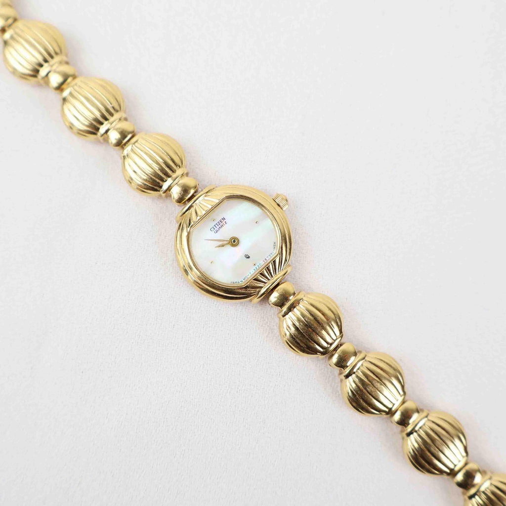 Stunning Vintage Citizen Watch – Gold Tone Bracelet (Working Battery)