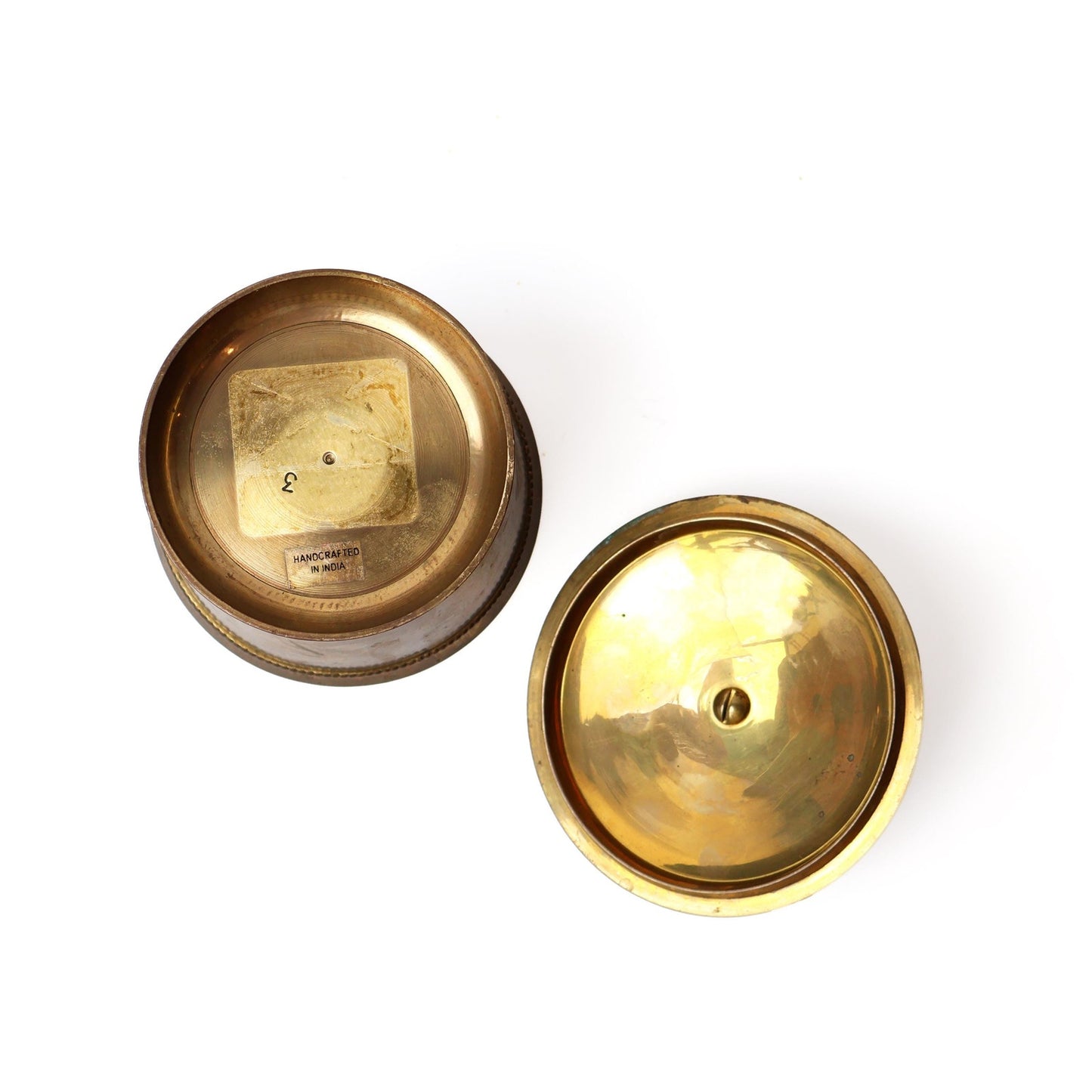 Vintage Brass Tobacco Humidor