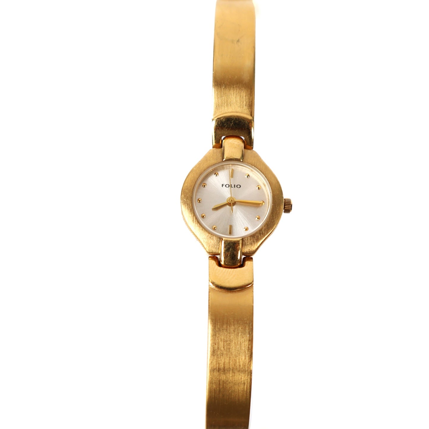 Vintage Gold Watch with Gold Round Face | FOLIO