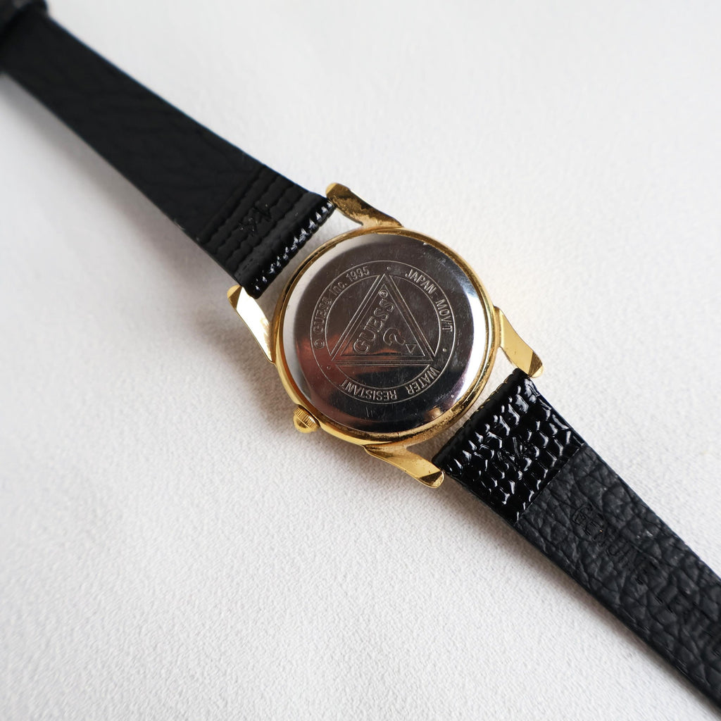 Vintage Leather Strap Guess Watch