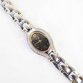 Vintage Two Tone Seiko with a Blue/ Black Face - (Working Battery)
