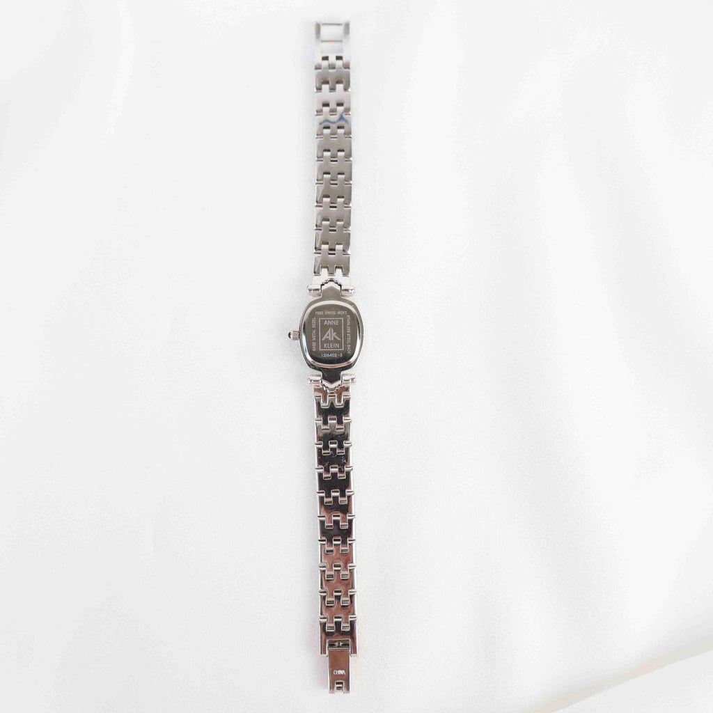Vintage Anne Klein Watch with a Bedazzled Face - Silver Bracelet (Working Battery)