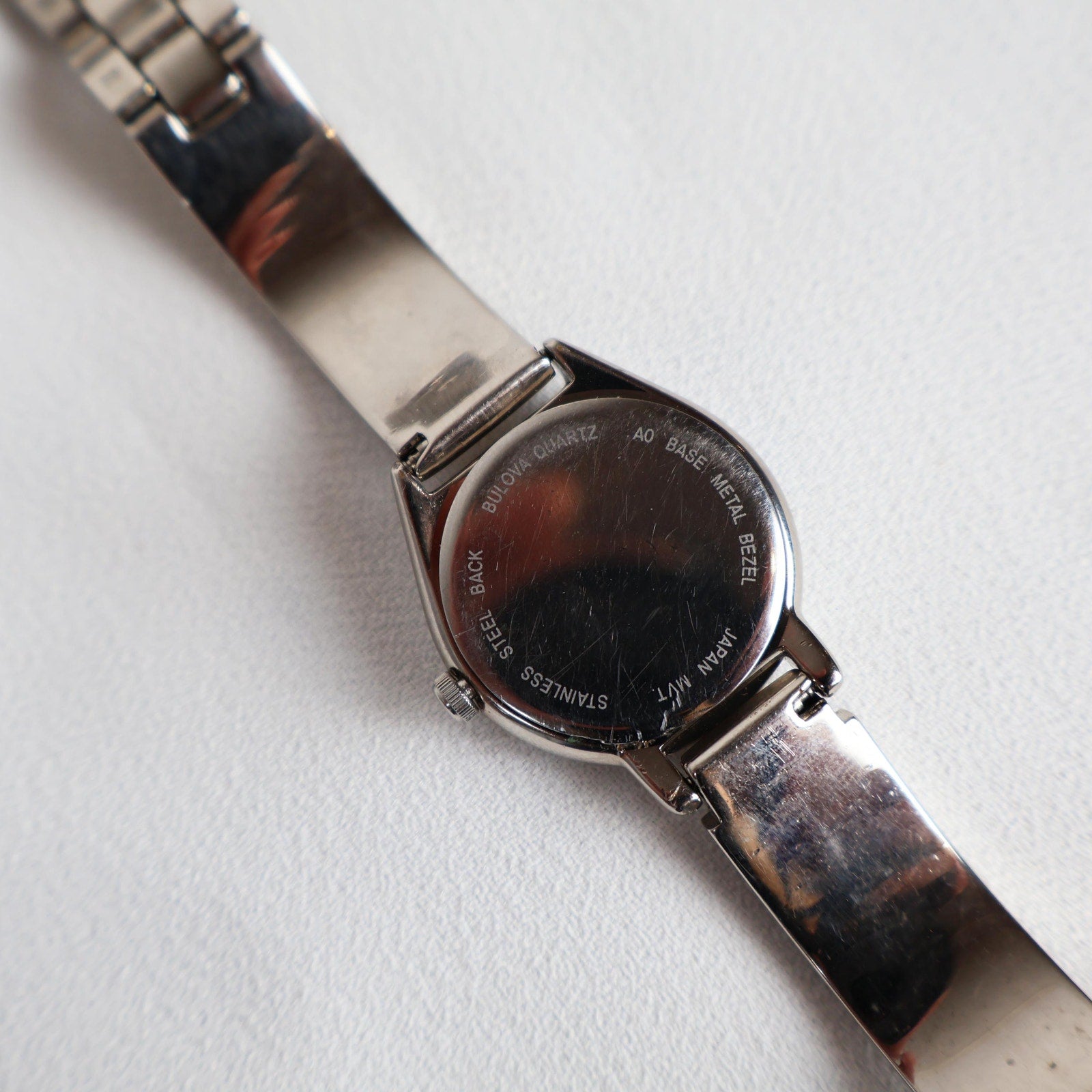 Vintage Silver Bulova Belt Watch
