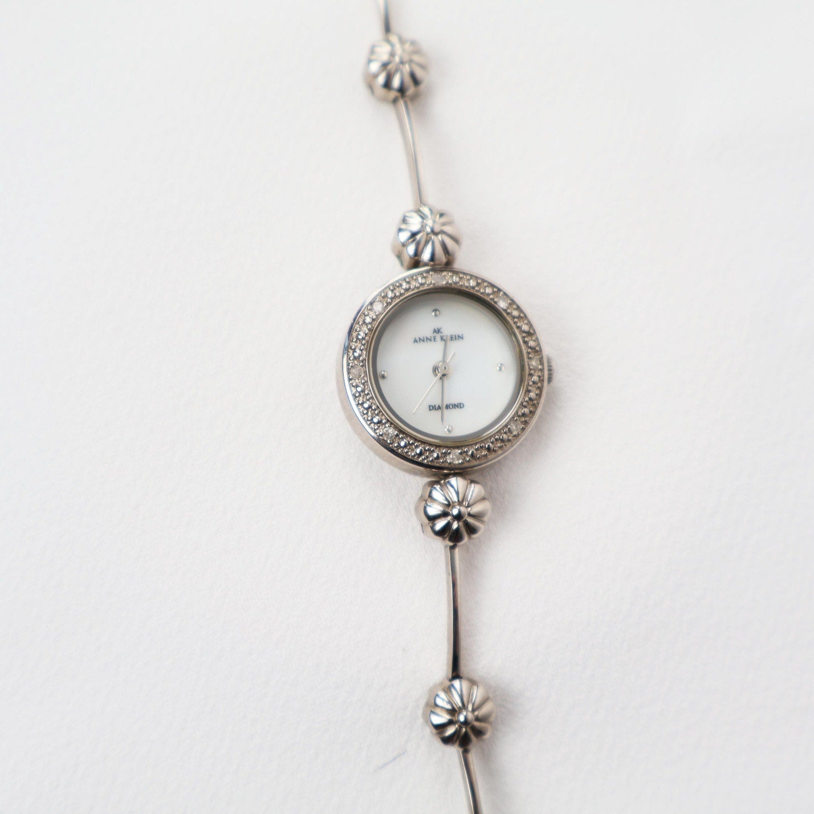 Vintage Anne Klein Silver Bracelet Watch