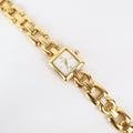 Stunning Vintage Gold Tone Bulova Watch with Square Face
