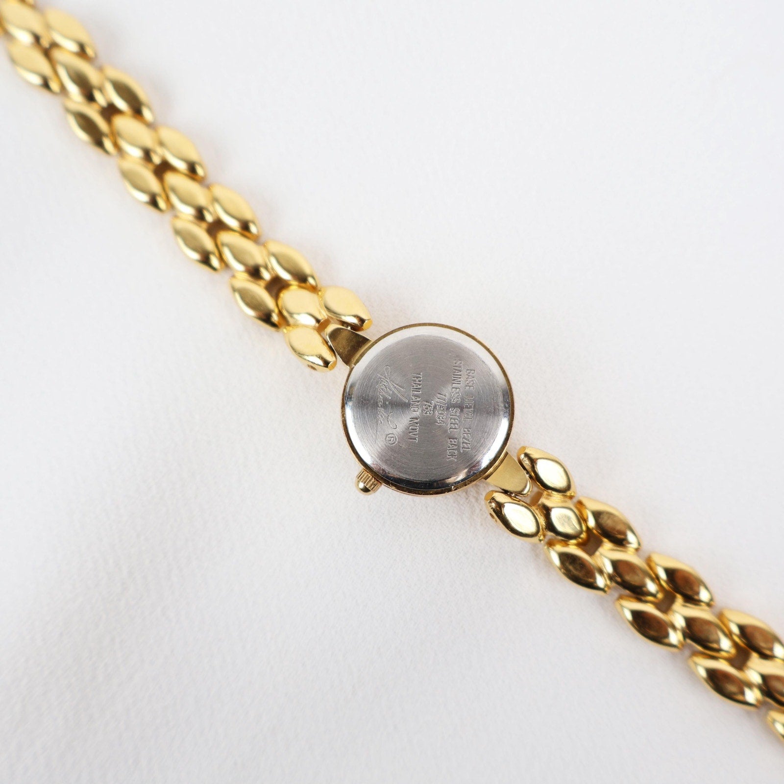 Vintage Gold Tone Kathie Lee Bracelet Watch