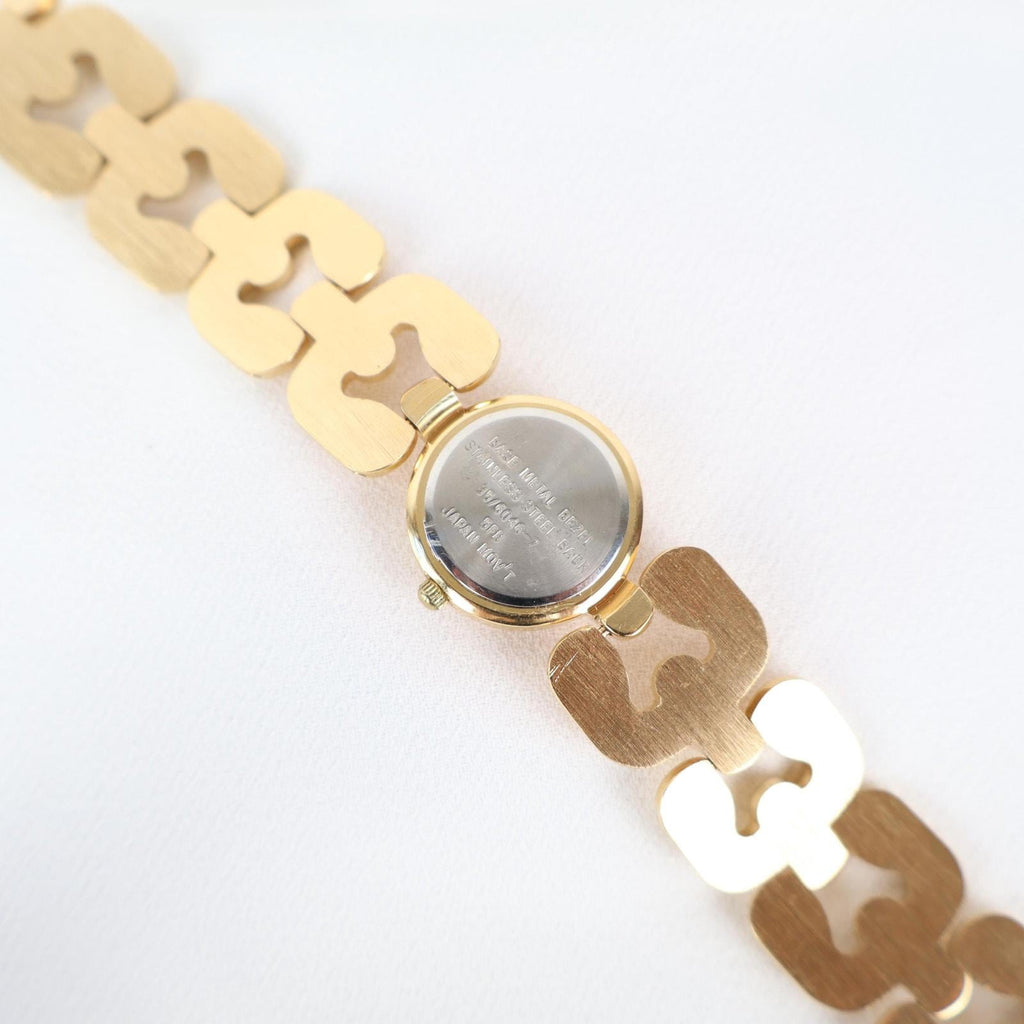 Vintage Sutton Round Face Watch – Gold Tone Bracelet (Working Battery)