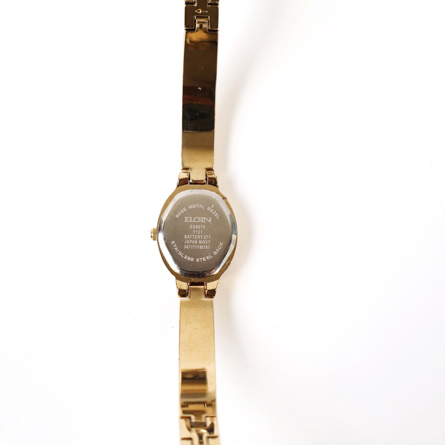 Vintage Gold Watch with Oval Face | ELGIN
