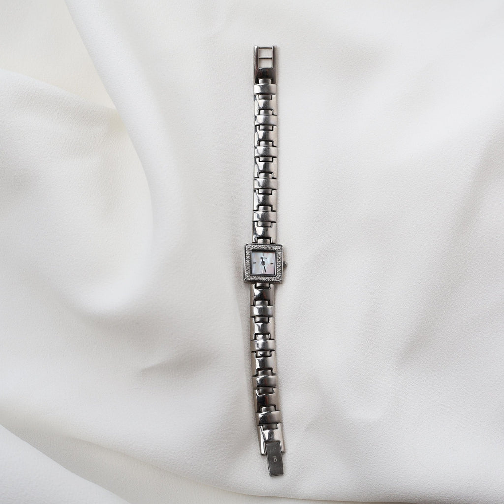 Vintage Bulova Opal Square Face Watch