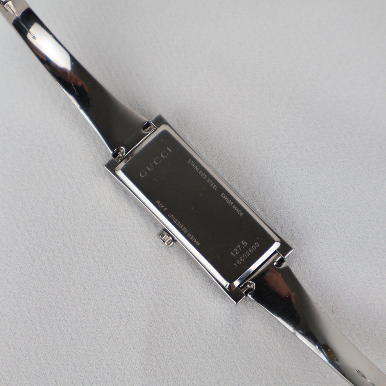 Vintage Silver Gucci Logo Watch
