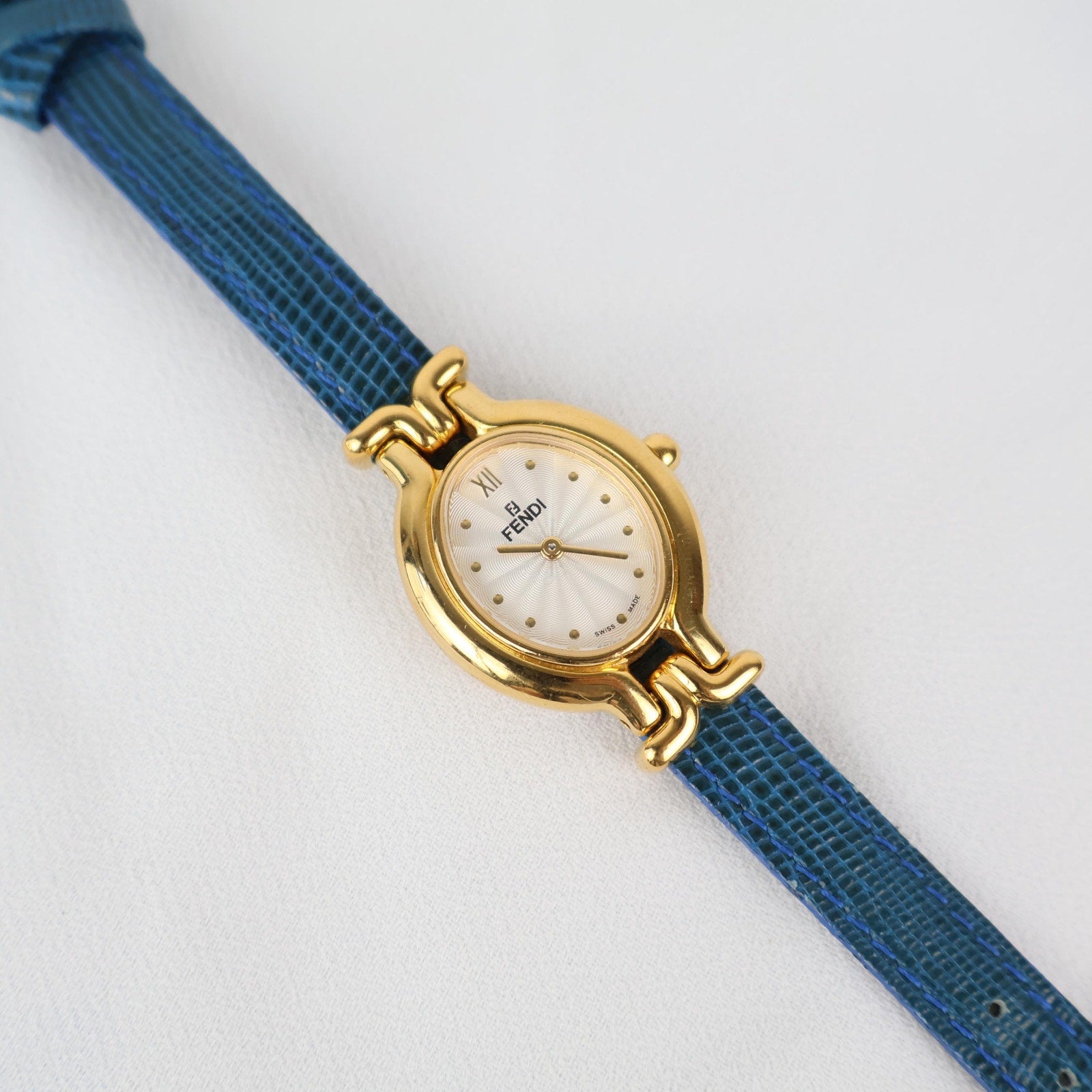 Stunning Vintage Fendi Watch with Interchangeable Leather Straps
