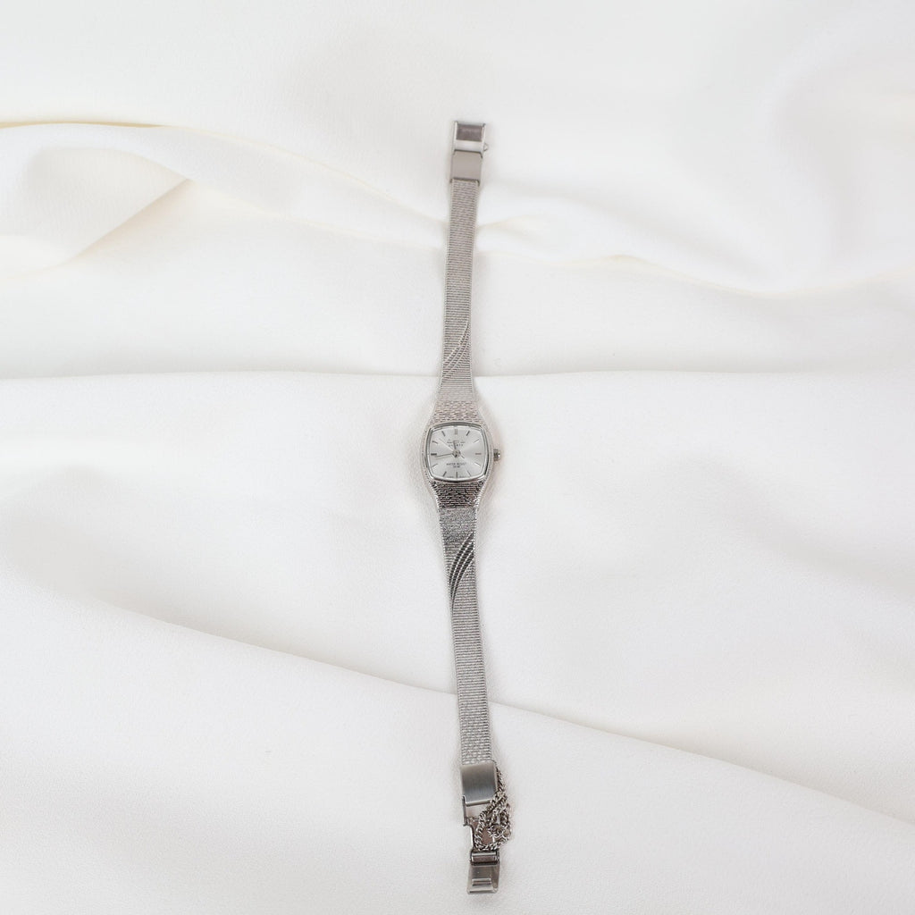 Vintage Activa Silver Tone Quartz Watch