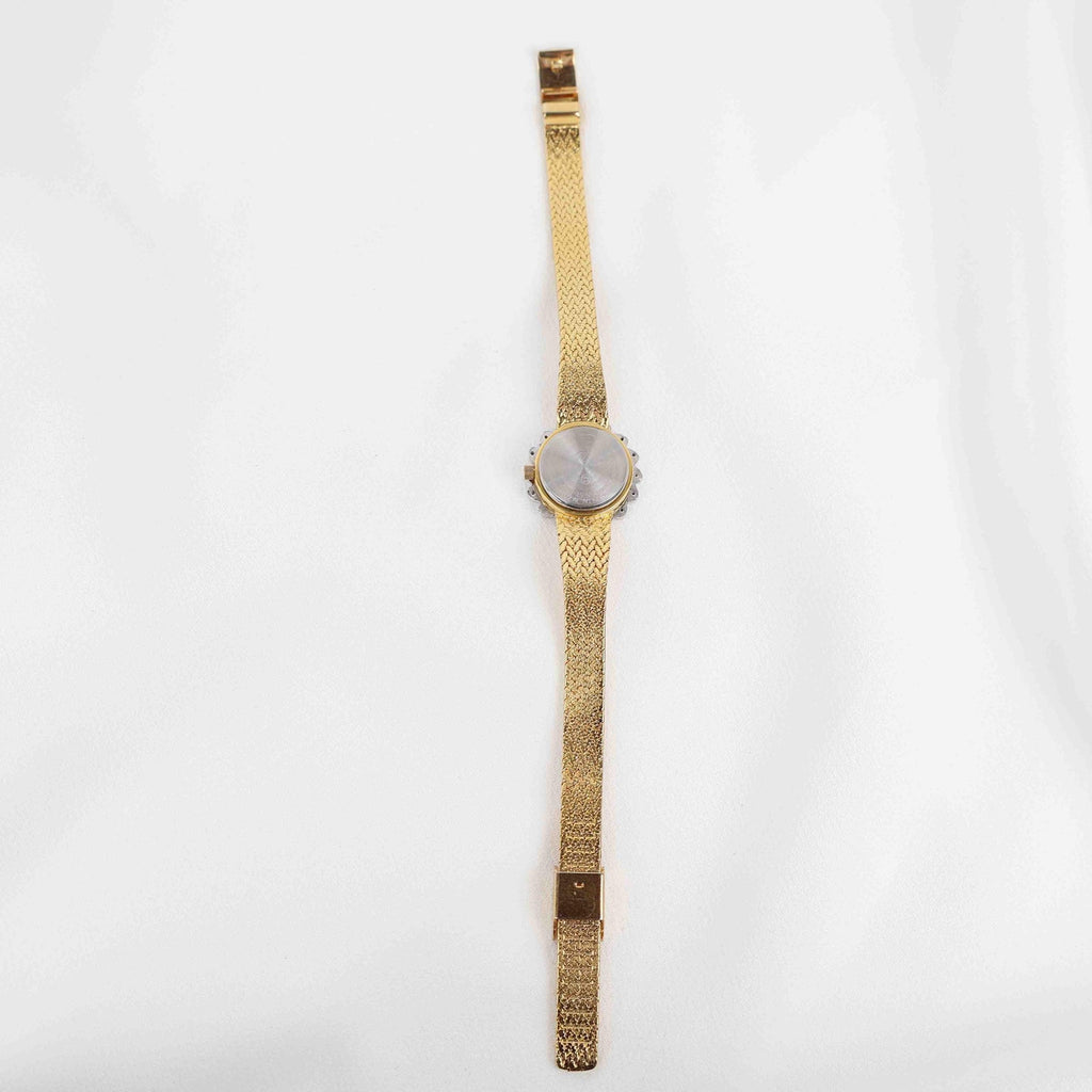 Vintage Deauville Circle Face Watch – Gold Tone Bracelet (Working Battery)