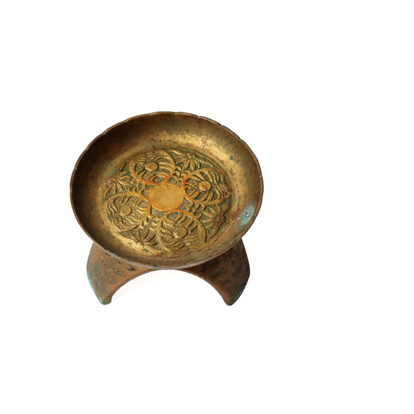 Vintage Brass Candle Holder