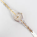 Vintage Two Tone Amitron Watch with a Heart Shaped Face